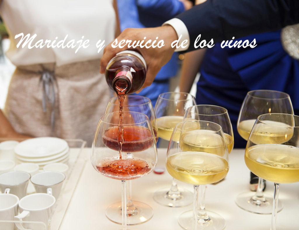 maridaje y servicio de los vinos