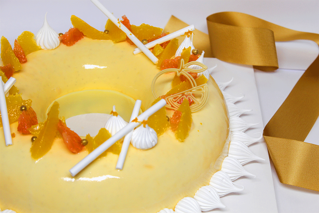 Guirnalda de chocolate con cítricos – Christmas Gourmet Challenge