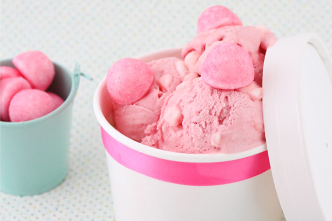 Helado de fresa Tagada