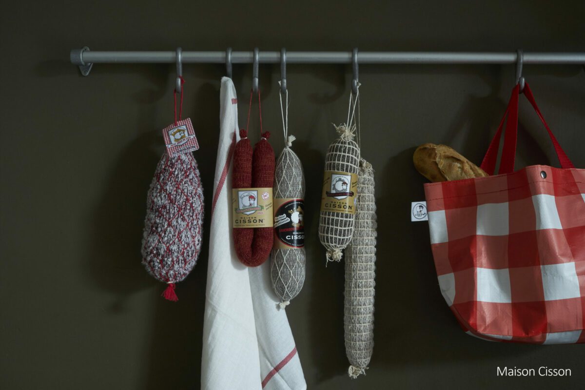 Maison Cisson: ¡salchicha francesa 100% tejida!
