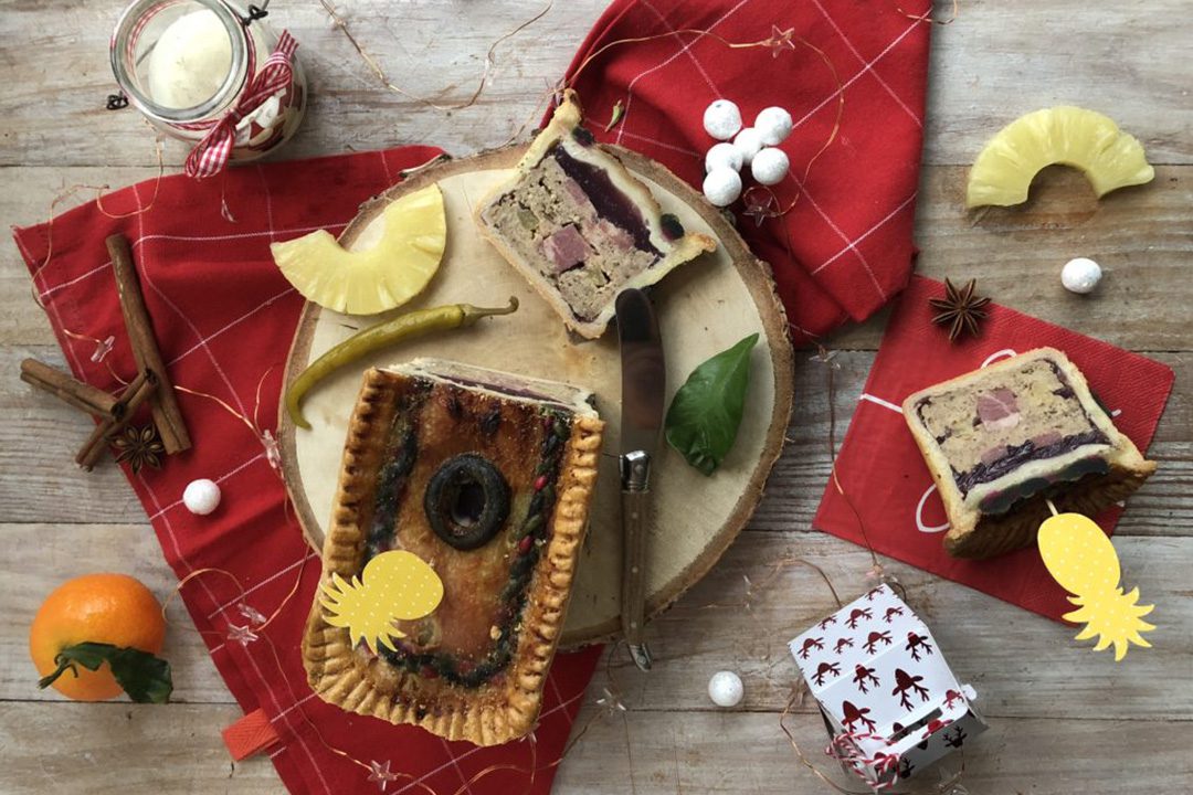 Paté navideño antillano