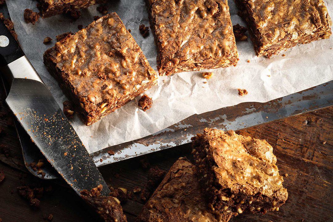 Receta de brownie de nuez y chocolate con nueces
