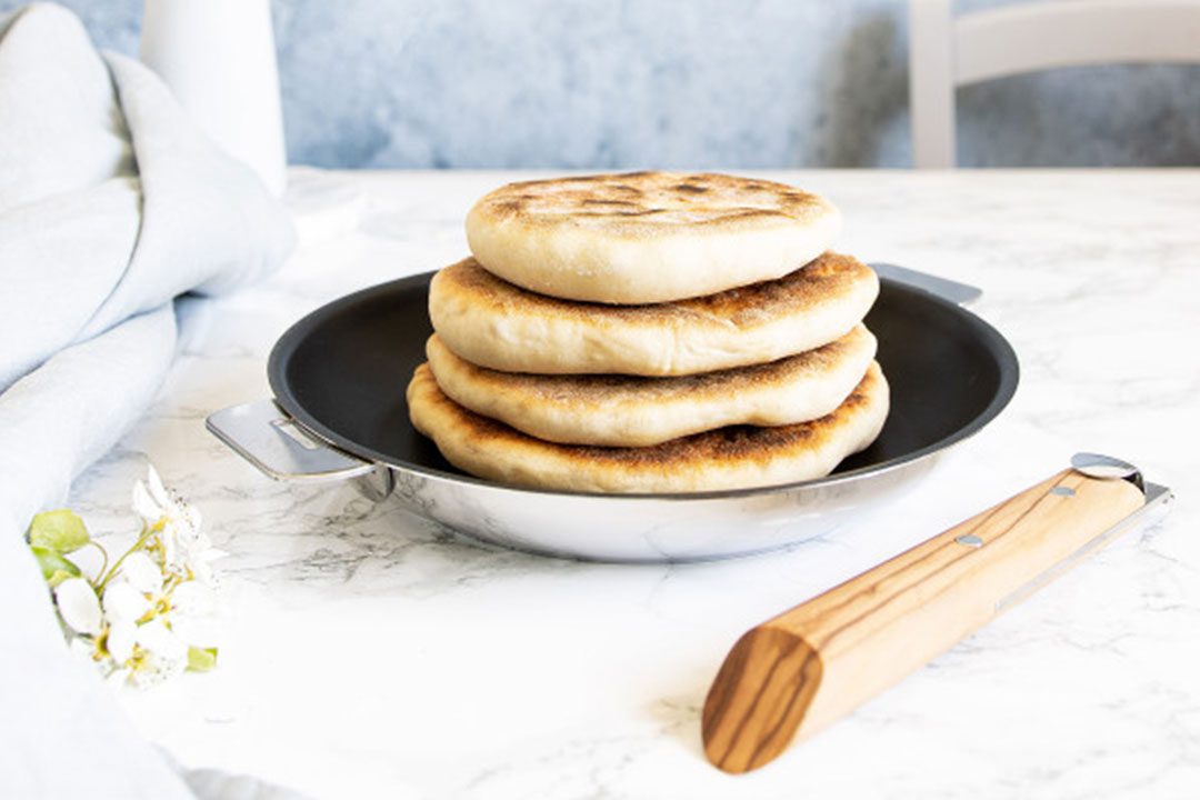 Receta de naans de queso